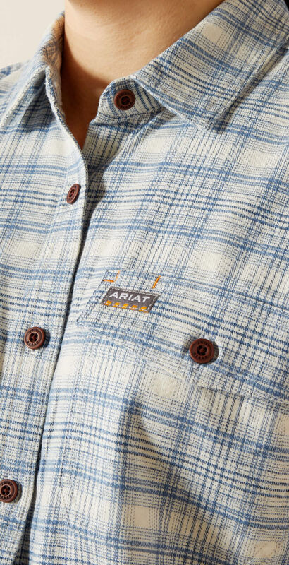 Rebar Flannel DuraStretch Work Shirt 01